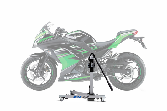 MAX2H central stand EVOLIFT suitable for Kawasaki Ninja 300 (2013-2016) | The ORIGINAL | Complete set