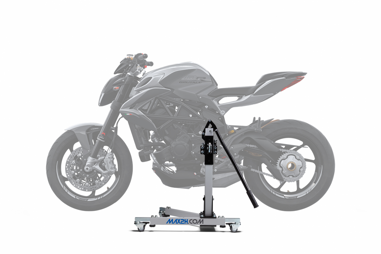 MAX2H Zentralständer EVOLIFT passend für MV Agusta Brutale 800 (2013-2024) | Komplettset