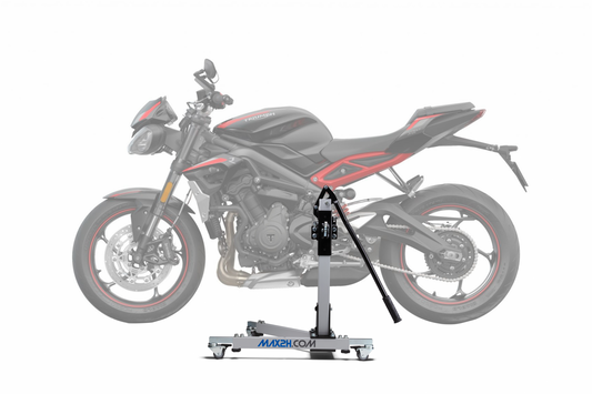 MAX2H Zentralständer EVOLIFT passend für Triumph Street Triple 675 R (2009-2016) | Komplettset