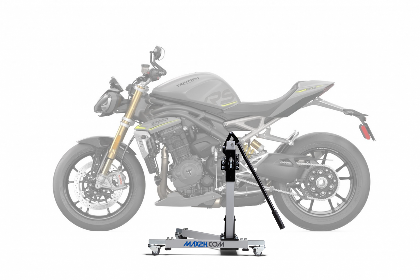 MAX2H Zentralständer EVOLIFT passend für Triumph Speed Triple 1200 RS (2021-2024) | Komplettset