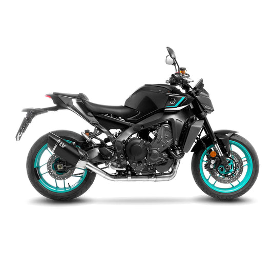 LeoVince LV-14 R | Auspuff-Komplettanlage | E-Nummer | Black Edition | passend für Yamaha MT-09 ABS (35 & 70 KW) - Modelle (2024-2025)