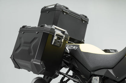 SW-Motech Adventure Set TRAX ADV | Schwarz. Suzuki V-Strom 1000 (14-19).