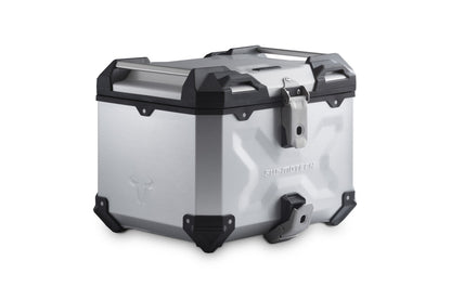 SW-Motech TRAX ADV Topcase | Aluminium. 38 l. Silbern.