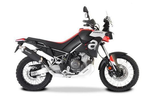 HPCorse SP-1 Endschalldämpfer | mit E-Nummer | Titan-Schwarz | passend für Aprilia Tuareg 660 - Modelle (2022-2024)