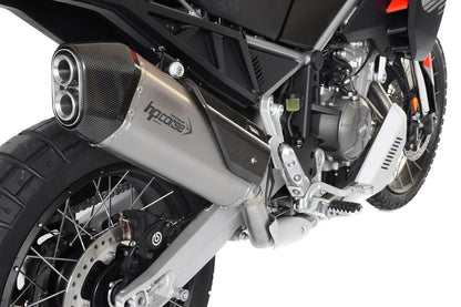 HPCorse SPS Carbon Endschalldämpfer | mit E-Nummer | Titan | passend für Aprilia Tuareg 660 - Modelle (2022-2024)