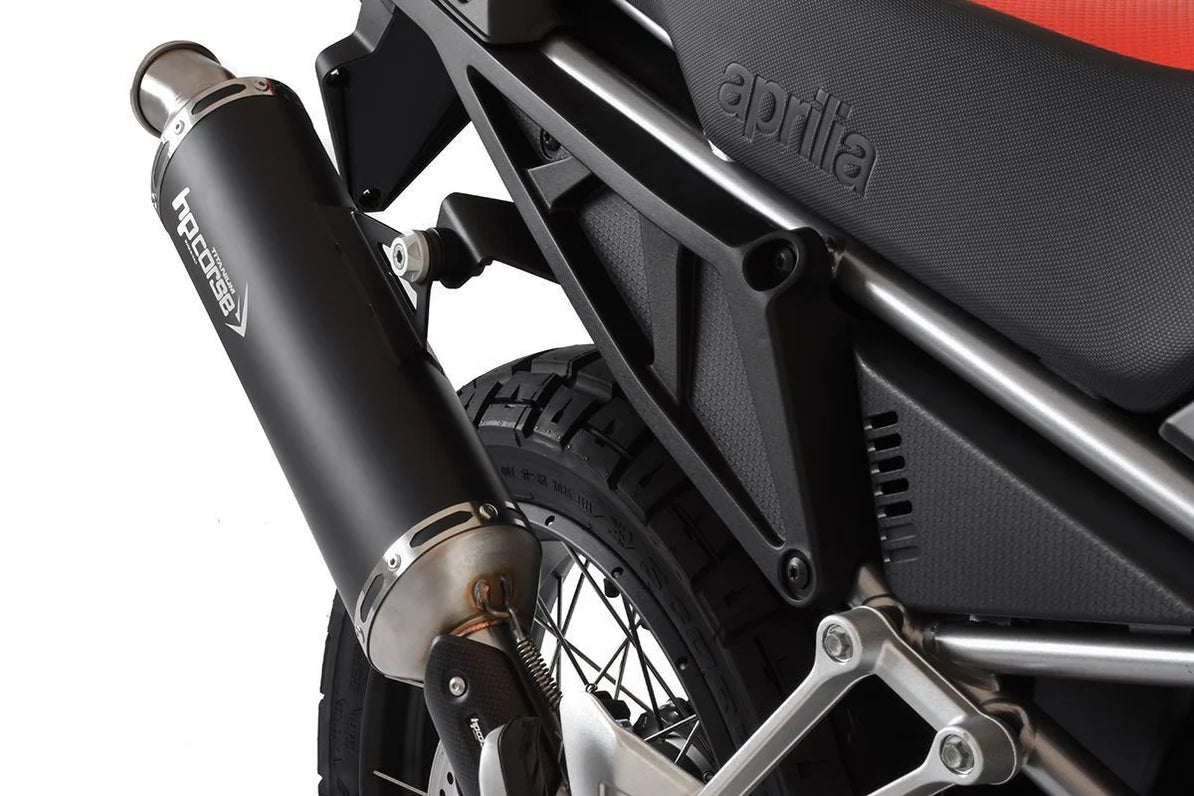 HPCorse SP-1 Endschalldämpfer | mit E-Nummer | Titan-Schwarz | passend für Aprilia Tuareg 660 - Modelle (2022-2024)