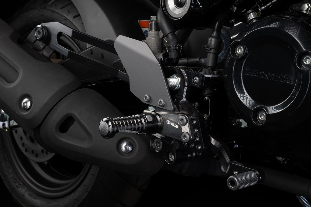 Gilles Fußrastenanlage AS31GT3 | verstellbar | ABE | passend für Honda MSX125 GROM - Modelle (2022-)