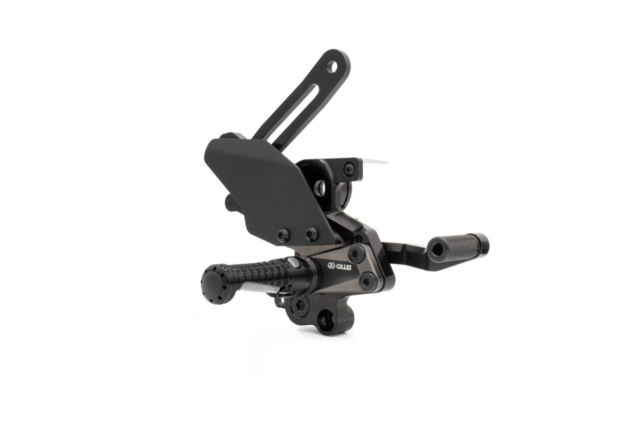 Gilles Fußrastenanlage AS31GT3 | verstellbar | ABE | passend für Honda DAX 125 - Modelle (2022-2025)