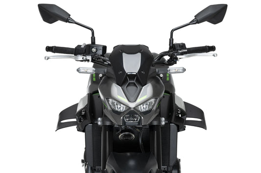 PUIG D12 Spoiler | ABE | matt-schwarz | passend für Kawasaki Z900 / SE - Modelle (2025-2026)