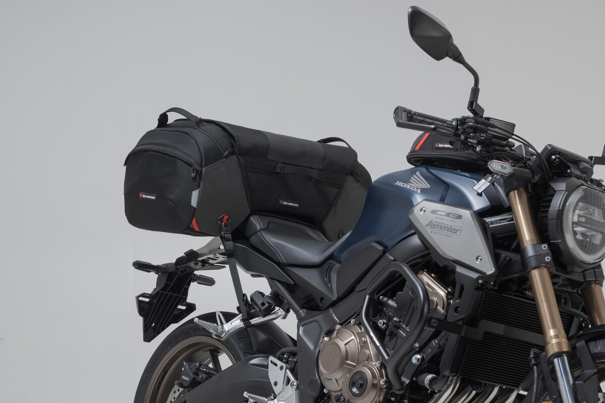 SW-Motech PRO Travelbag Hecktasche | 1680D Ballistic Nylon. Schwarz/Anthrazit. 65 l.