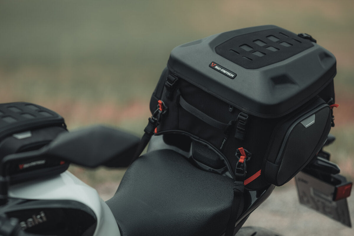 SW-Motech PRO Rearbag Hecktasche | 1680D Ballistic Nylon. Schwarz/Anthrazit. 22-34 l.