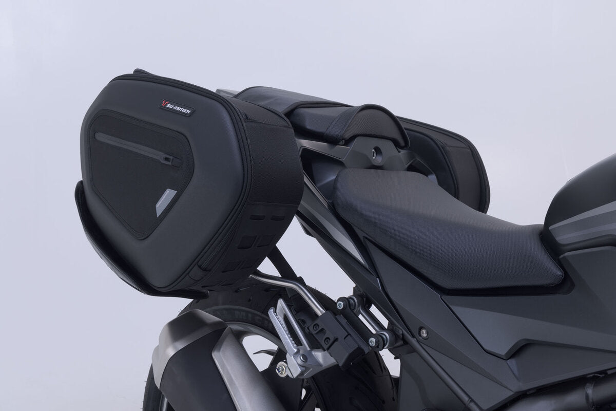 SW-Motech PRO BLAZE H Satteltaschen-Set | Schwarz. Honda CBR300R, CBR500R/ CB500F (16-).