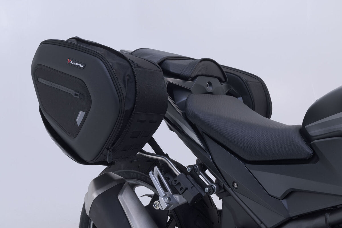 SW-Motech PRO BLAZE H Satteltaschen-Set | Schwarz. Honda CBR300R, CBR500R/ CB500F (16-).