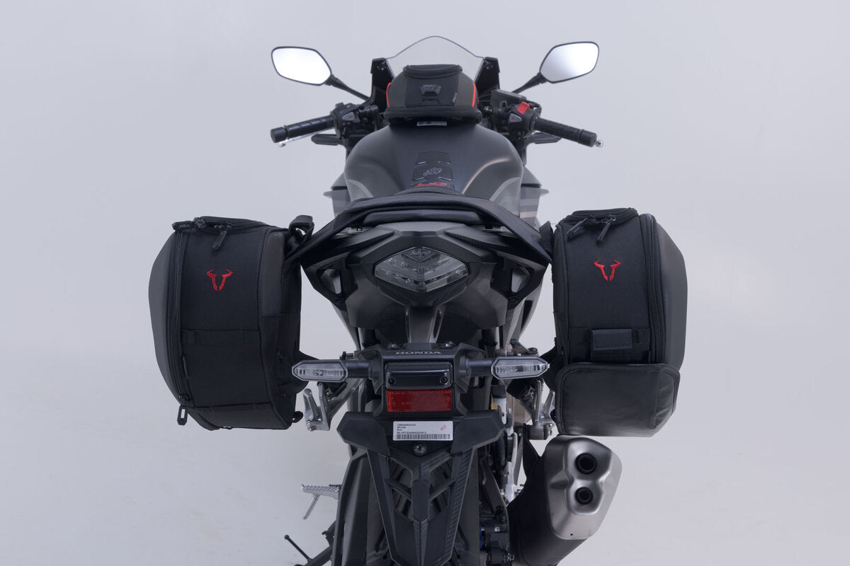 SW-Motech PRO BLAZE H Satteltaschen-Set | Schwarz. Honda CBR300R, CBR500R/ CB500F (16-).