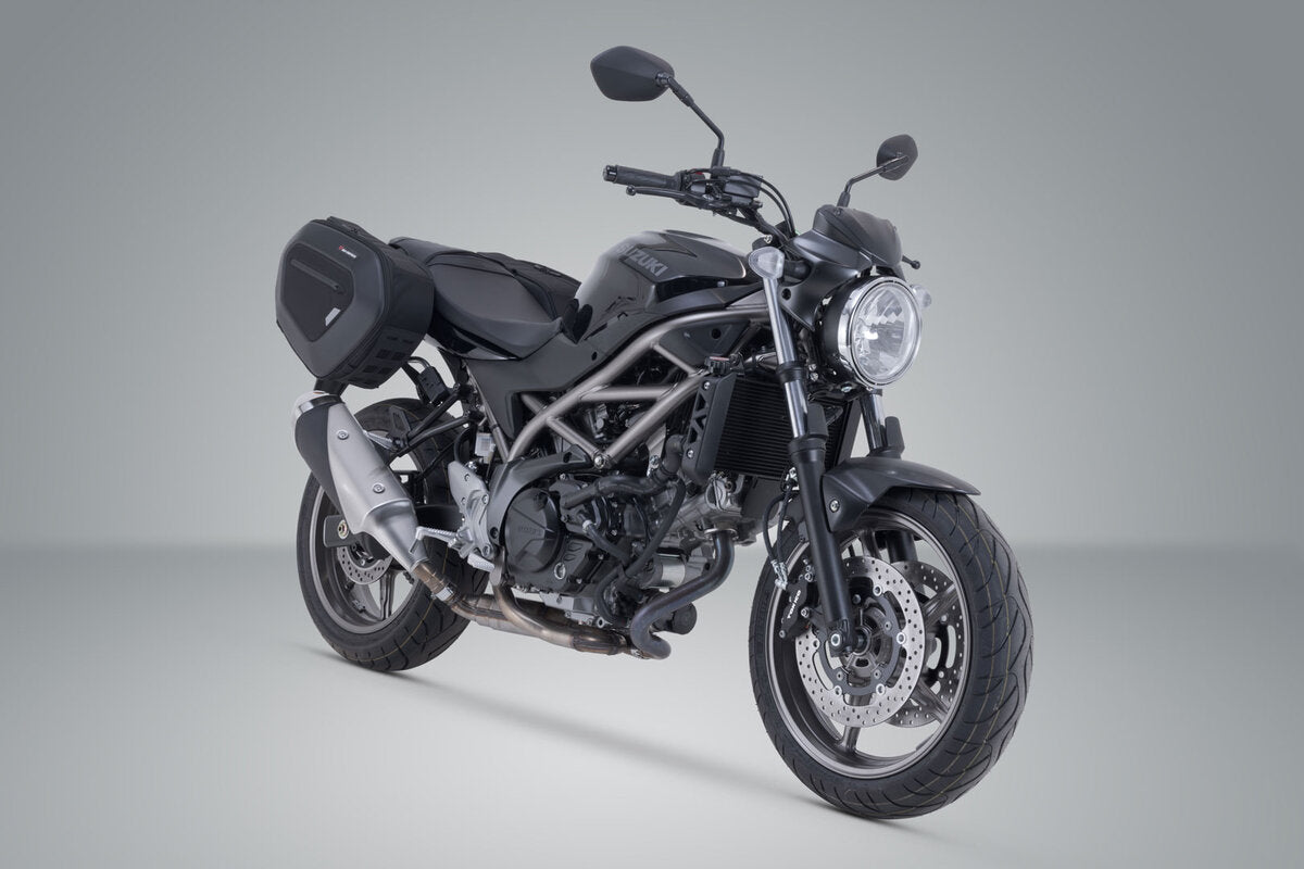 SW-Motech PRO BLAZE H Satteltaschen-Set | Schwarz. Suzuki SV650 ABS (15-), SV650 X (18-).