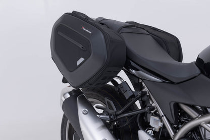 SW-Motech PRO BLAZE H Satteltaschen-Set | Schwarz. Suzuki SV650 ABS (15-), SV650 X (18-).
