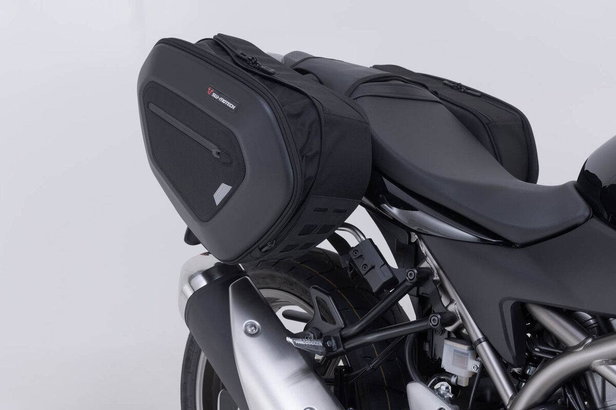 SW-Motech PRO BLAZE H Satteltaschen-Set | Schwarz. Suzuki SV650 ABS (15-), SV650 X (18-).