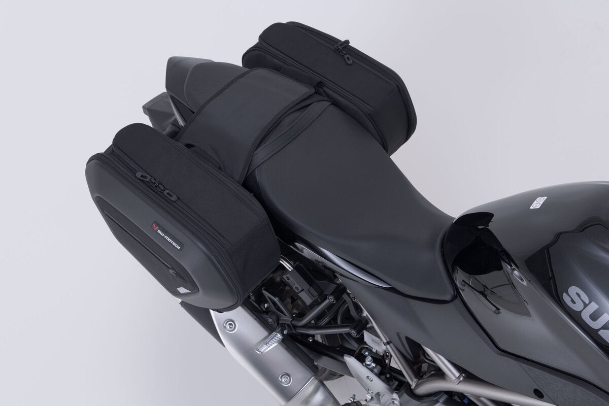 SW-Motech PRO BLAZE H Satteltaschen-Set | Schwarz. Suzuki SV650 ABS (15-), SV650 X (18-).