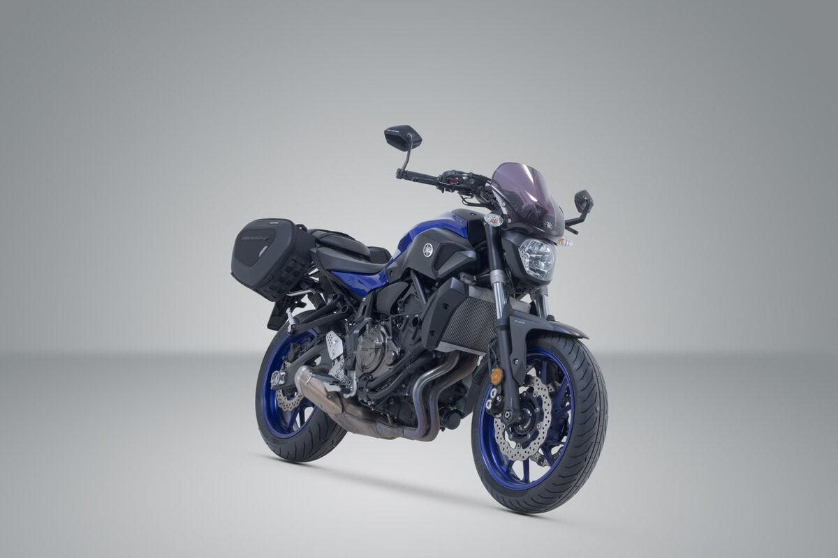 SW-Motech PRO BLAZE Satteltaschen-Set | Schwarz. Yamaha MT-07/ Moto Cage / Tracer.