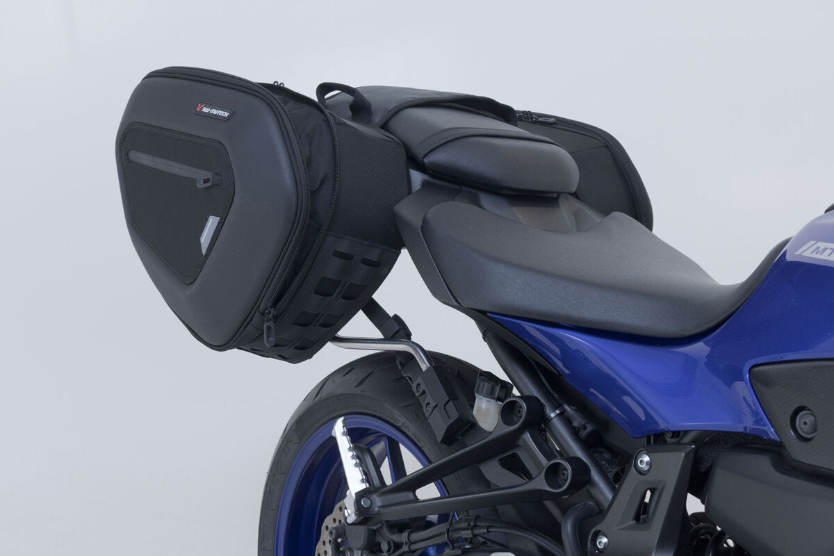 SW-Motech PRO BLAZE Satteltaschen-Set | Schwarz. Yamaha MT-07/ Moto Cage / Tracer.