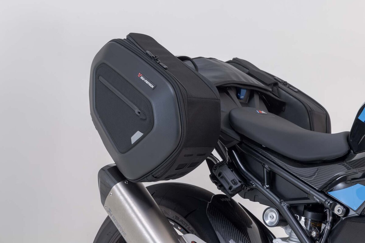 SW-Motech PRO BLAZE H Satteltaschen-Set | Schwarz. BMW S1000RR (19-22)/R (21-),M1000R (22-).