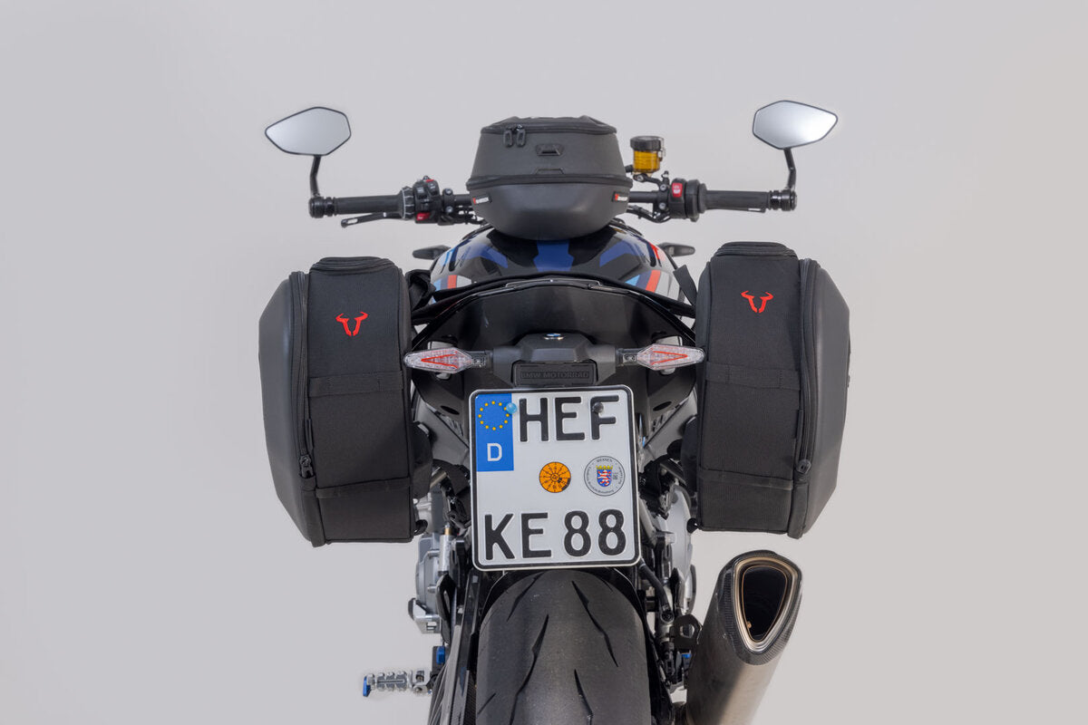 SW-Motech PRO BLAZE H Satteltaschen-Set | Schwarz. BMW S1000RR (19-22)/R (21-),M1000R (22-).