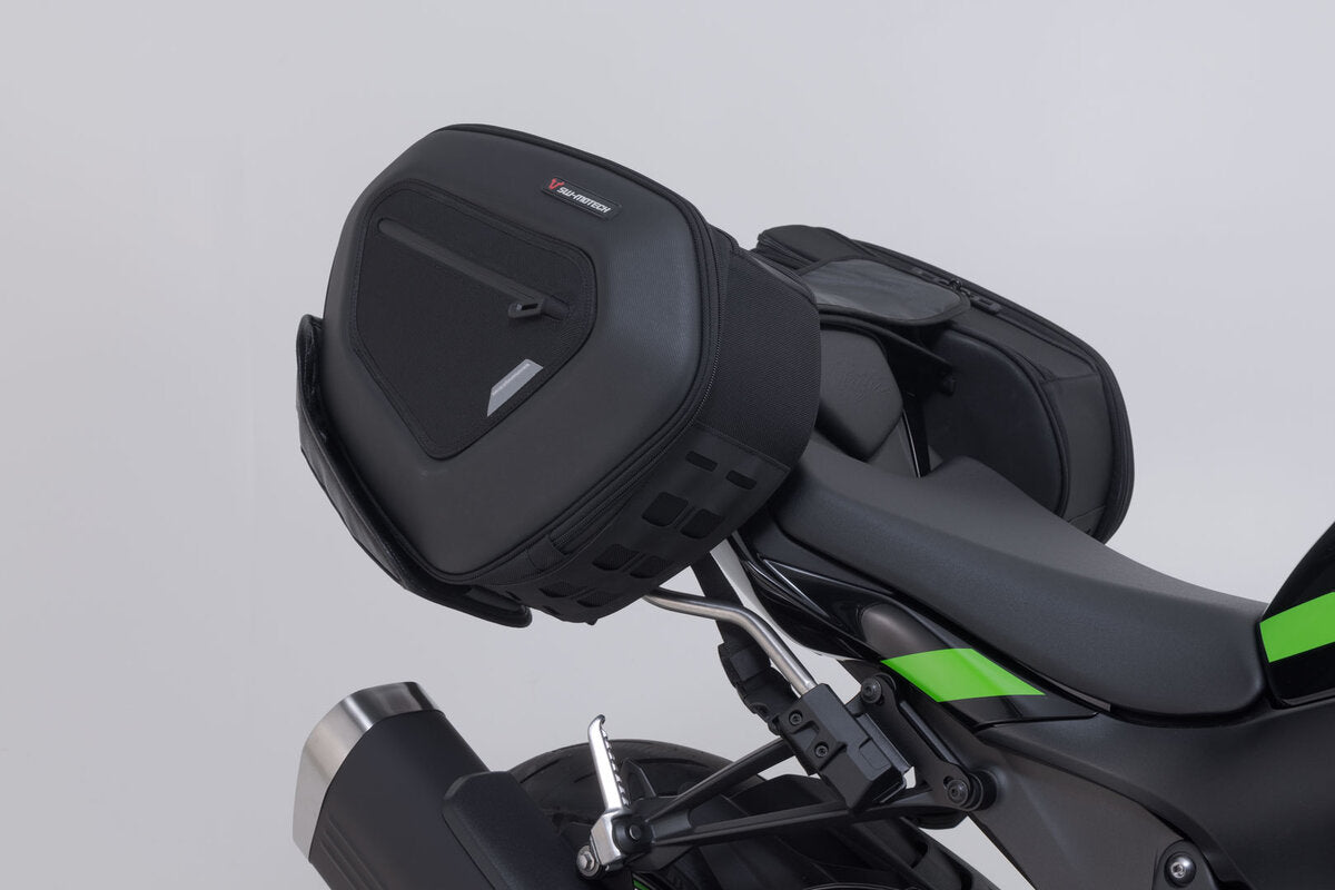 SW-Motech PRO BLAZE H Satteltaschen-Set | Schwarz. Kawasaki ZX-6R (23-), ZX-4RR (23-).