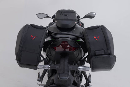 SW-Motech PRO BLAZE H Satteltaschen-Set | Schwarz. Kawasaki ZX-6R (23-), ZX-4RR (23-).