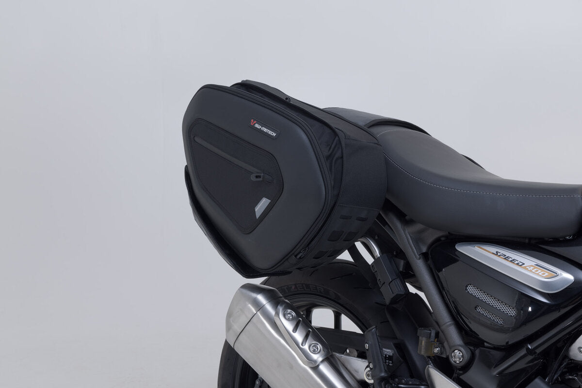 SW-Motech PRO BLAZE H Satteltaschen-Set | Schwarz. Triumph Speed 400/Scrambler 400 X (23-).