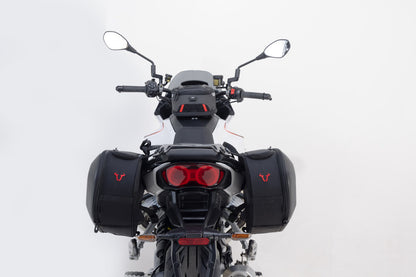 SW-Motech PRO BLAZE Satteltaschen-Set | Schwarz. Moto Guzzi V100 Mandello/S, Stelvio.