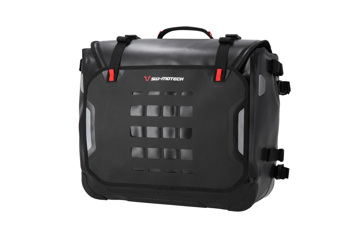SW-Motech SysBag WP L mit Adapterplatte links | 27-40l. Wasserdicht. Für Seitenträger/Gepäckträger