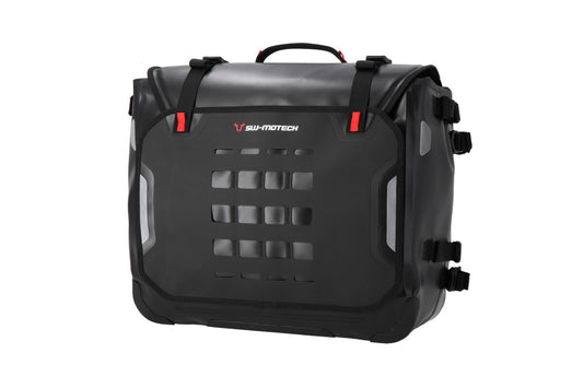 SW-Motech SysBag WP L mit Adapterplatte links | 27-40l. Wasserdicht. Für Seitenträger/Gepäckträger