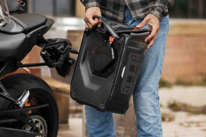 SW-Motech Seitentasche WP 16L. Wasserdicht. | schwarz. Für V-LOC
