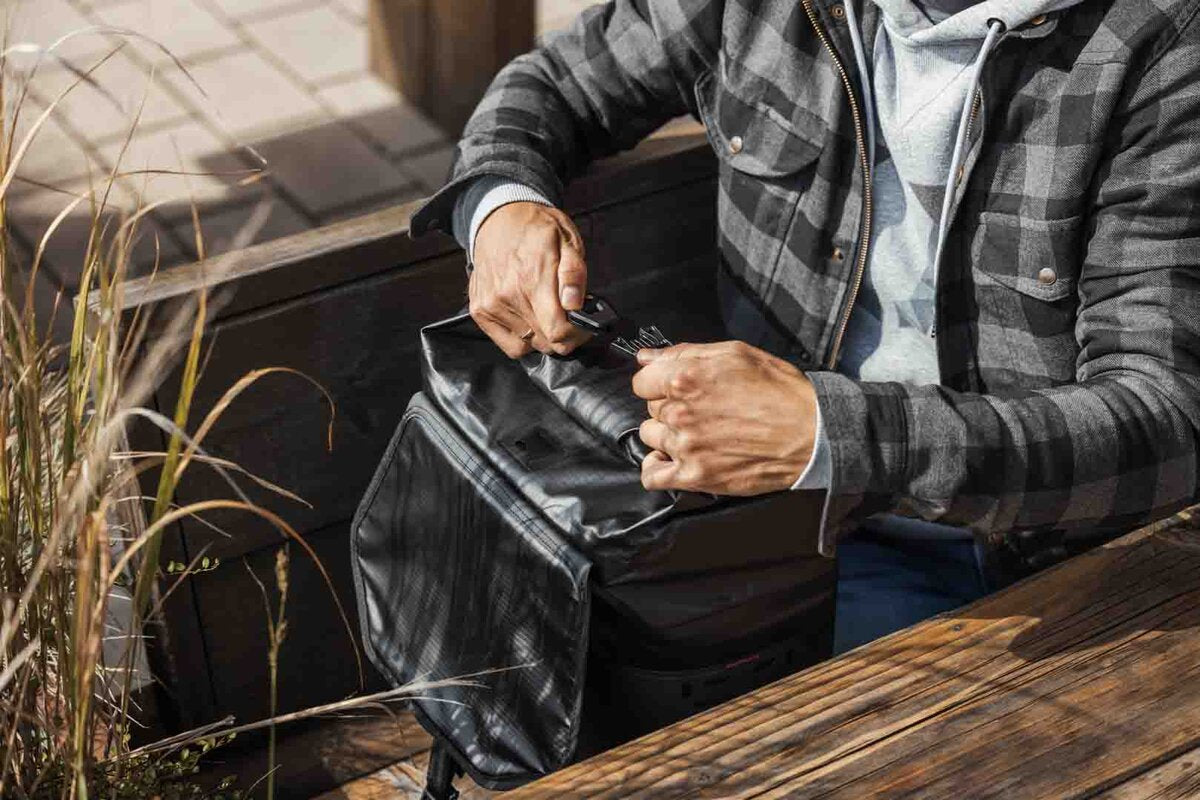 SW-Motech Seitentasche WP 16L. Wasserdicht. | schwarz. Für V-LOC