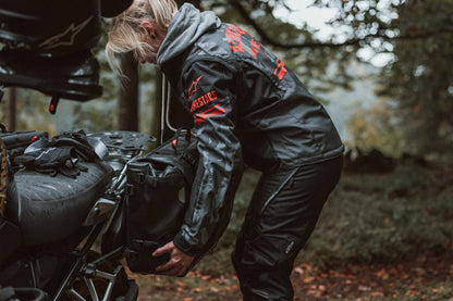 SW-Motech SysBag WP L mit Adapterplatte links | 27-40l. Wasserdicht. Für Seitenträger/Gepäckträger