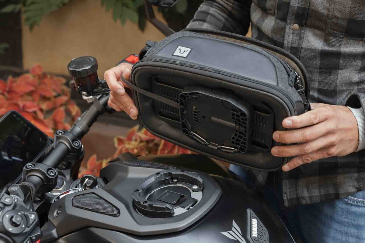 SW-Motech Legend Gear Tankrucksack LT4 | Für PRO Tankring. Schwarz. 4-6 l.