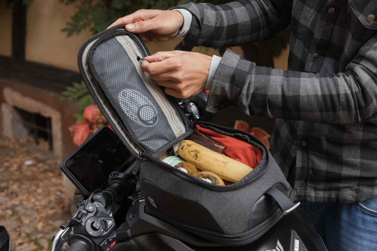 SW-Motech Legend Gear Tankrucksack LT4 | Für PRO Tankring. Schwarz. 4-6 l.