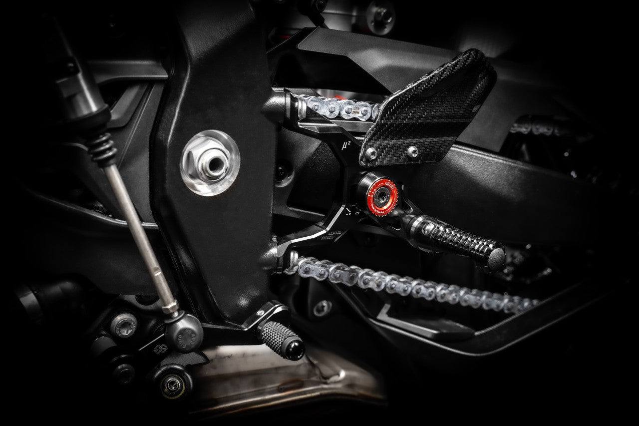 Gilles Fußrastenanlage MUE2 | verstellbar | ABE | passend für BMW M 1000 R & S 1000 R - Modelle (2021-2025)