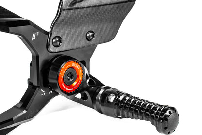 Gilles Fußrastenanlage MUE2 | verstellbar | ABE | passend für BMW M 1000 R & S 1000 R - Modelle (2021-2025)