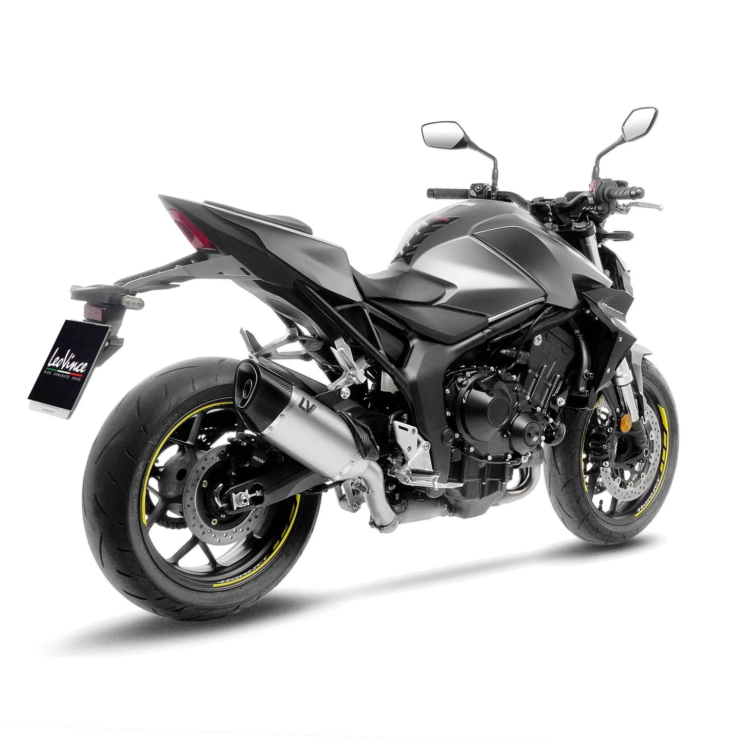 LeoVince LV-14 R | Slip-On Endschalldämpfer | E-Nummer | Titan | passend für Honda CB 1000 Hornet / SP - Modelle (2025-2026)
