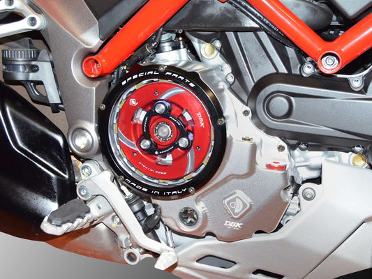 DBK Special Parts | CCDV05SM - Ducati | BLACK | DRUCKPLATTENABDECKUNG | passend für diverse Ducati - Modelle