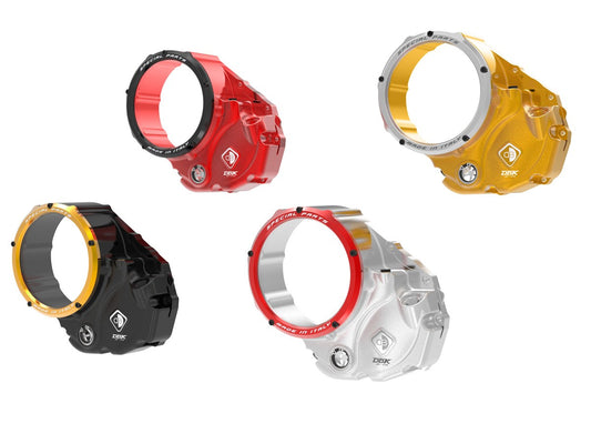 DBK Special Parts | CCDV06 - Ducati | KLARER KUPPLUNGSDECKEL ÖLBAD 3D-EVO | passend für Ducati - Modelle