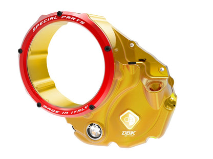 DBK Special Parts | CCDV06 - Ducati | KLARER KUPPLUNGSDECKEL ÖLBAD 3D-EVO | passend für Ducati - Modelle