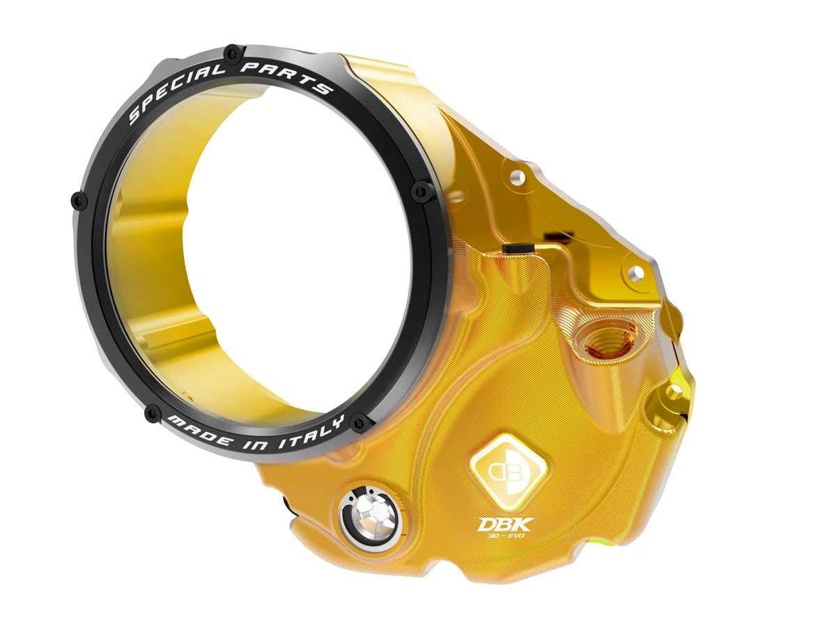 DBK Special Parts | CCDV06 - Ducati | KLARER KUPPLUNGSDECKEL ÖLBAD 3D-EVO | passend für Ducati - Modelle
