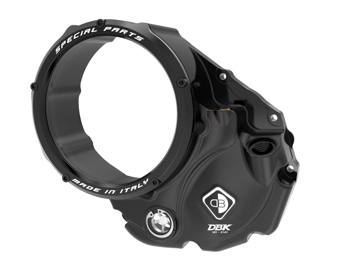 DBK Special Parts | CCDV06 - Ducati | KLARER KUPPLUNGSDECKEL ÖLBAD 3D-EVO | passend für Ducati - Modelle