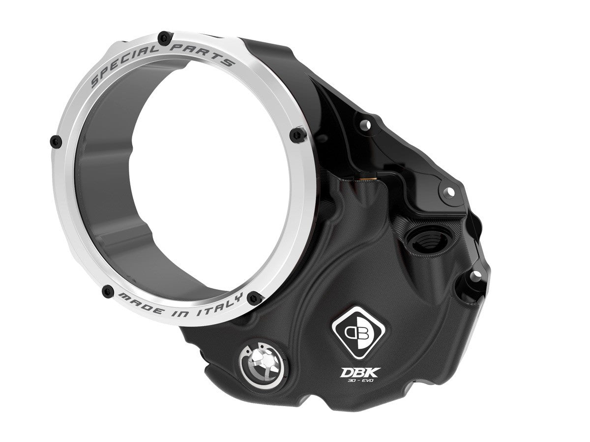 DBK Special Parts | CCDV06 - Ducati | KLARER KUPPLUNGSDECKEL ÖLBAD 3D-EVO | passend für Ducati - Modelle
