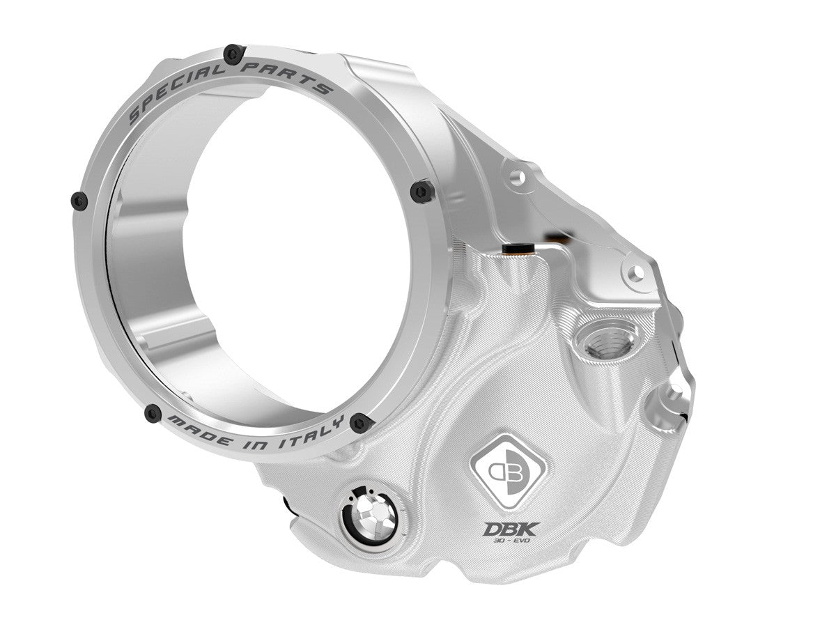 DBK Special Parts | CCDV06 - Ducati | KLARER KUPPLUNGSDECKEL ÖLBAD 3D-EVO | passend für Ducati - Modelle