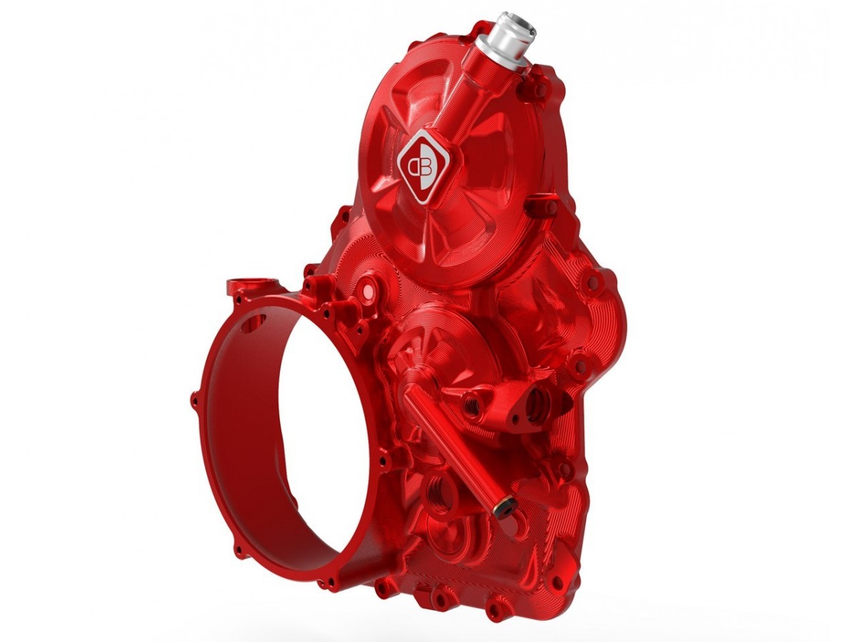 DBK Special Parts | CCDV08 | RED | SF V4 Kupplungsdeckel - Umbausatz | passend für Ducati - Modelle
