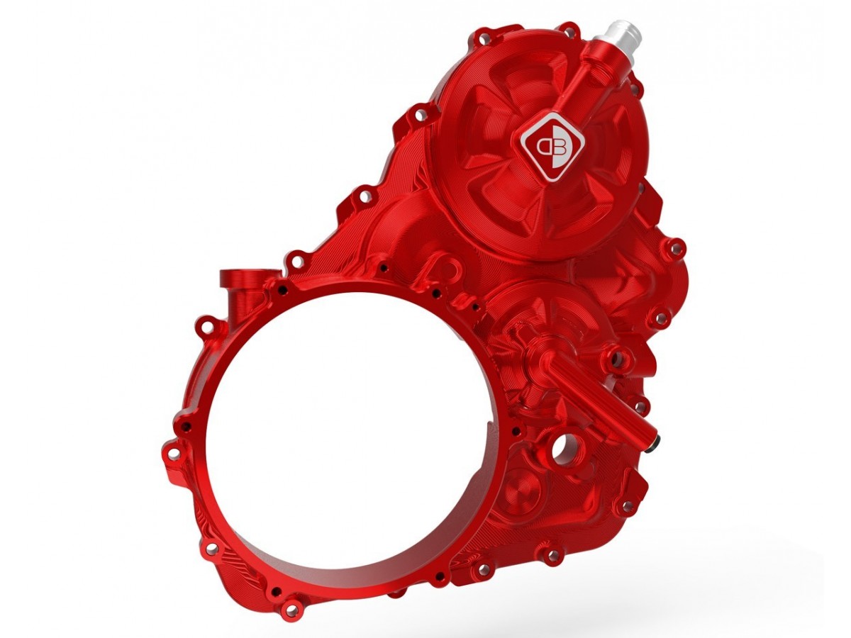 DBK Special Parts | CCDV08 | RED | SF V4 Kupplungsdeckel - Umbausatz | passend für Ducati - Modelle