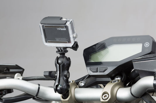 SW-Motech Universal GoPro Kamera-Kit | Inkl. 1" Kugel, Klemmarm, GoPro-Aufnahme.